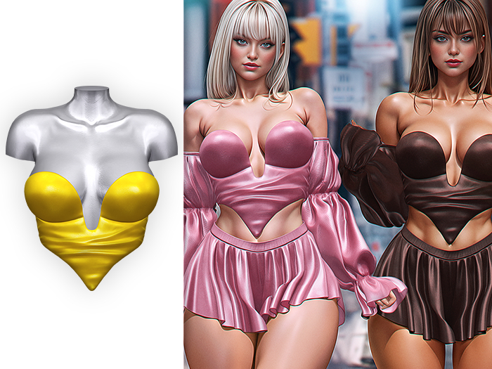 BONNICCI - Amber Top (Yellow)