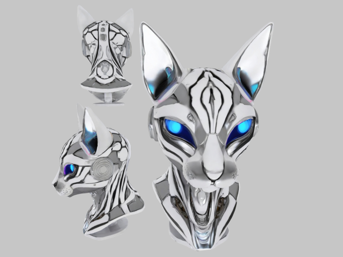 Cyber Cat Chrome FULL PERM