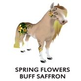 Female, Spring Flowers - Buff Saffron, Diamond, Crystal Gold Crystalline