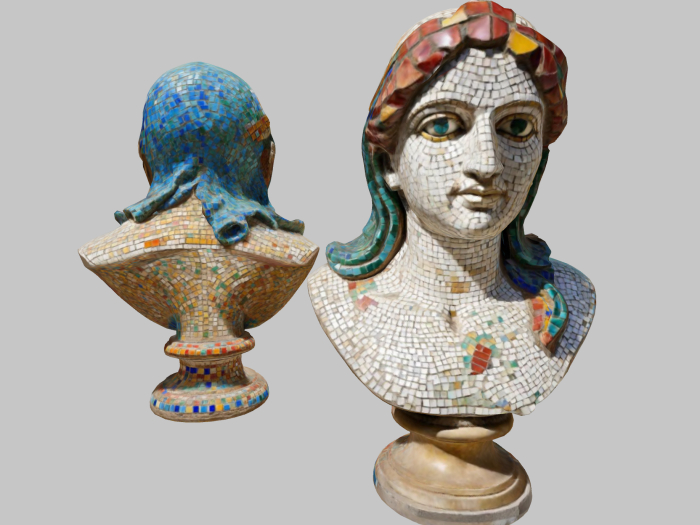 Venetian Mosiac Tile Bust FULL PERM