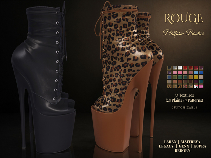 [hh] Rouge Platform Booties