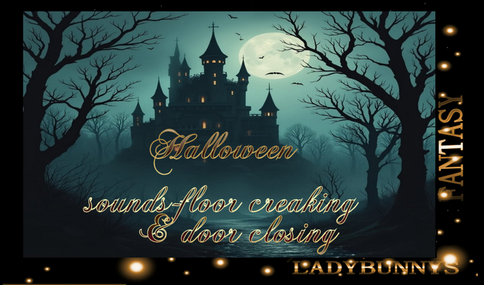 Bunny's Sounds-Halloween Sounds Floor Creak and Door Close-full perm original sounds