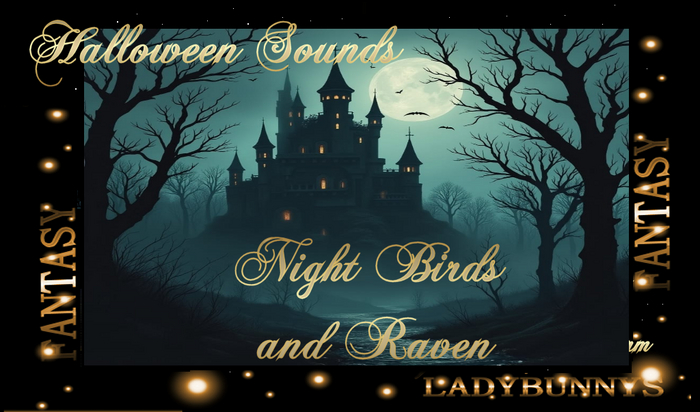 Bunny's Sounds-Halloween Sounds- Night Birds and Raven-full perm original sounds