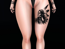 Ravenstone - 2K Apache Native American Indian Thigh Tattoo BOM Watercolours T9