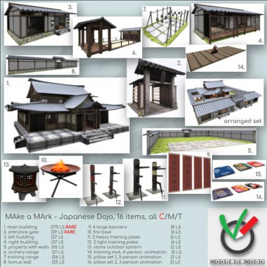 COMPLETE SET with Rares - Japanese Dojo - FULL SET