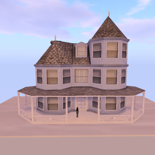 Blue Victorian House