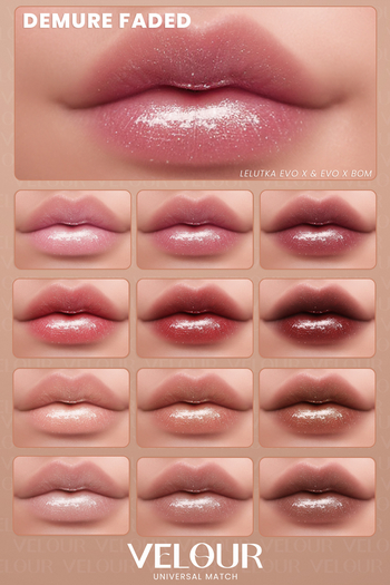 VELOUR "DEMURE" FADED LIPSTICK