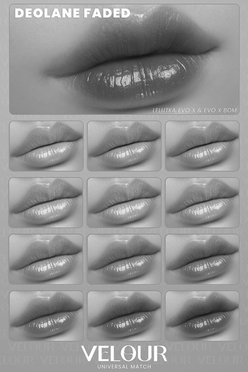 VELOUR "DEOLANE" FADED LIPSTICK DEMO