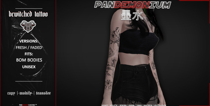 panDEMONium ink // bewitched tattoo 