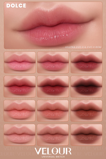 VELOUR "DOLCE" FADED LIPSTICK