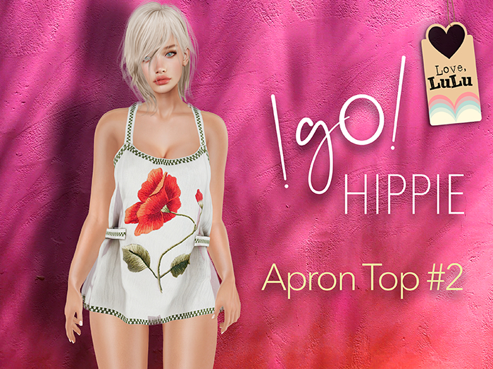 !gO! Hippie apron top - 2- SHEER Slink Hourglass