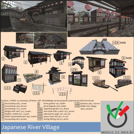 * M^2 * Japanese River Village RARE #6