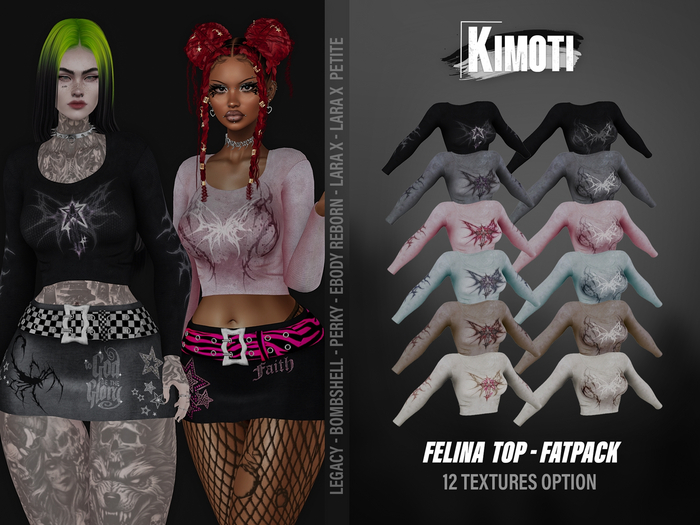~Kimoti~ \\ Felina Top - Fatpack