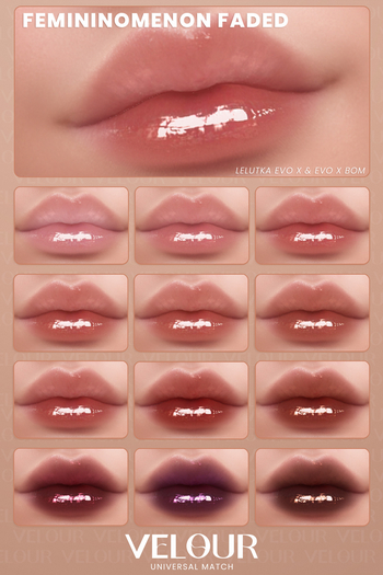 VELOUR "FEMININOMENON" FADED LIPSTICK
