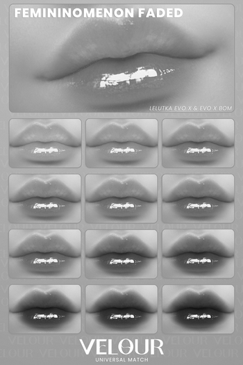 VELOUR "FEMININOMENON" FADED LIPSTICK DEMO