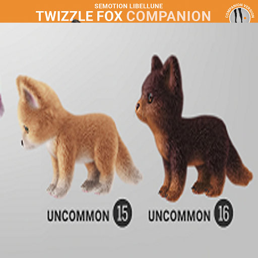 SEmotion Libellune Twizzle Fox Companion UNCOMMON 16