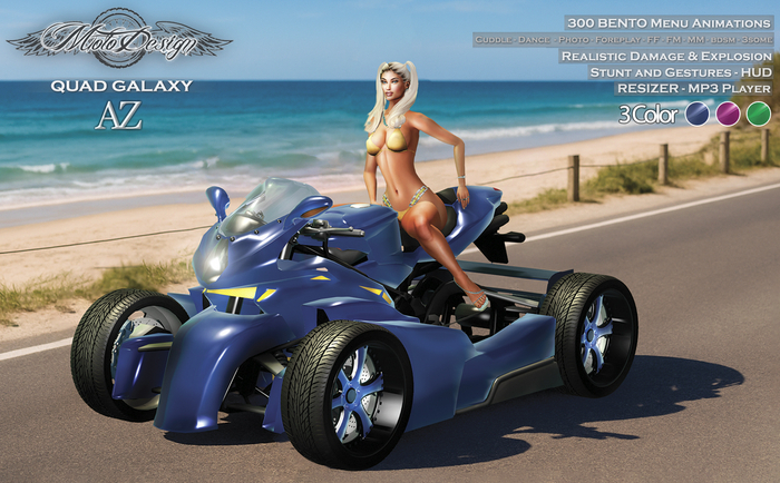 Motorcycle  - MotoDesign - QUAD GALAXY - AZ