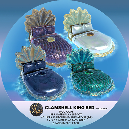 *Shai* Clamshell King Bed - Full Collection