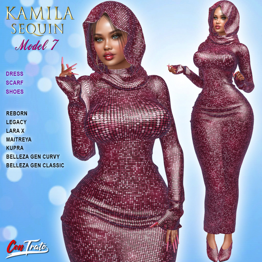 [ConTrato] Kamila Sequin Outfit - Model 7