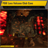 PBR Lava Volcano Club Cave