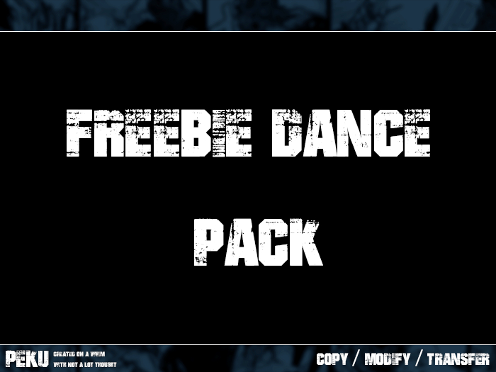 [PeKu] Pack of Freebie Dances