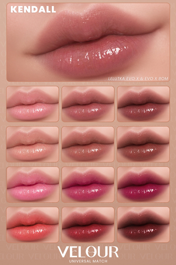VELOUR "KENDALL" FADED LIPSTICK