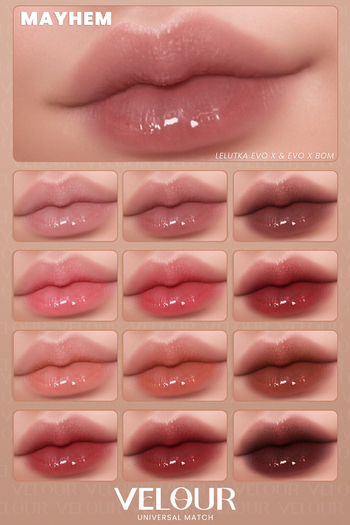 VELOUR "MAYHEM" FADED LIPSTICK