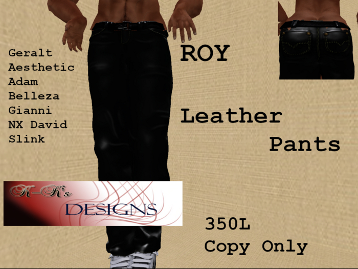 Roy Leather Pants