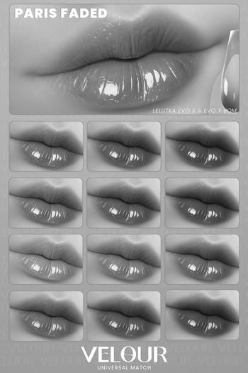 VELOUR "PARIS" FADED LIPSTICK DEMO