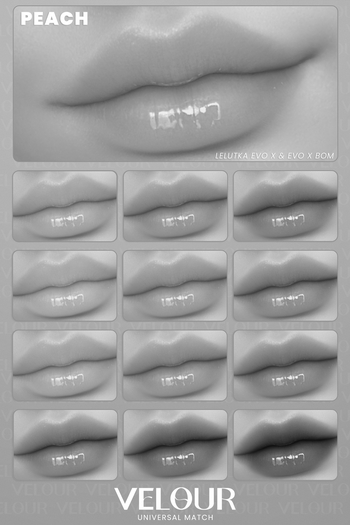 VELOUR "PEACH" FADED LIPSTICK DEMO
