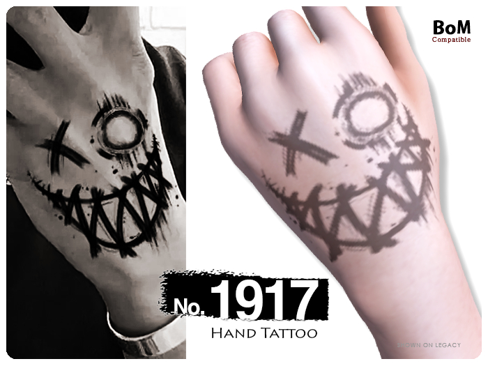 (Hand Tattoo) No.1917