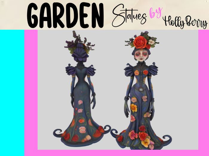 HB: Whimsy Victorian Lady Statue FuLL PERM