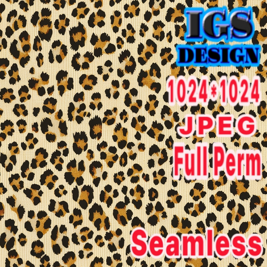 Seamless Leopard Print Fabric Texture