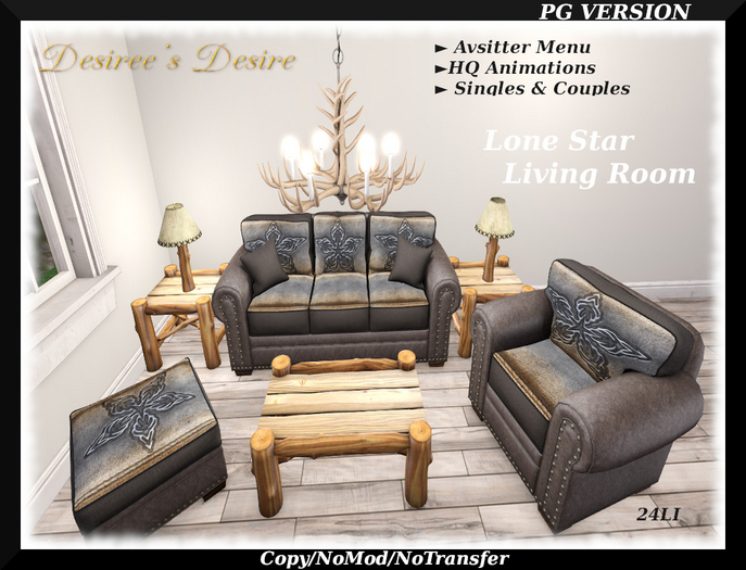 ::::Desiree's Desire:::: LoneStar Living Room Set