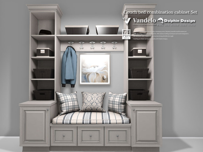 [vandelo] Couch bed combination cabinet Set