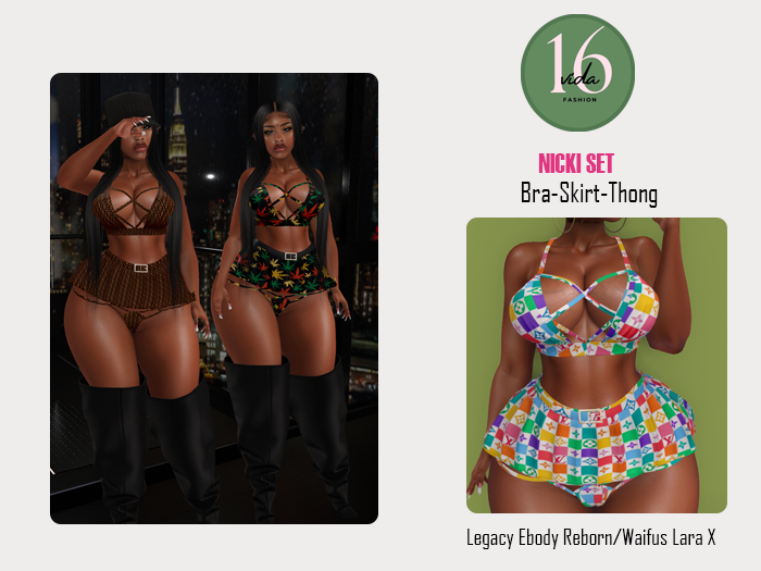 16.Nicki-Rainbows set