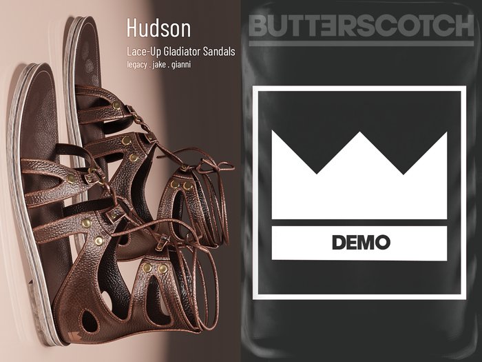 BUTTERSCOTCH . Hudson Gladiator Sandals {DEMO}