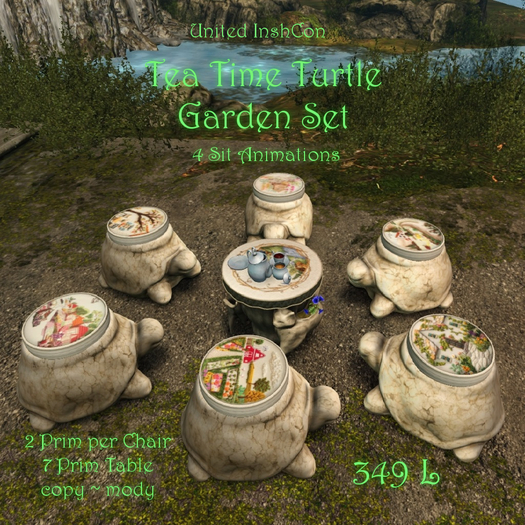 *UI* Teatime Turtle Garden Set v