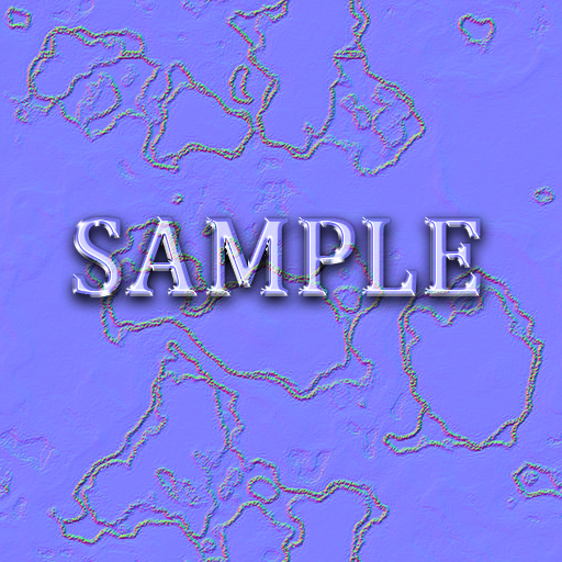 Zoy Texture [ Turquoise Seamless 01 ] Normal Map