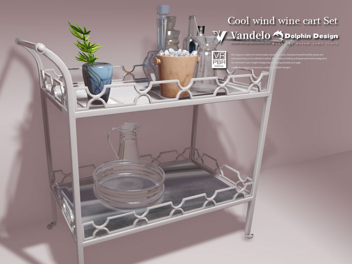 [vandelo]Cool wind wine cart