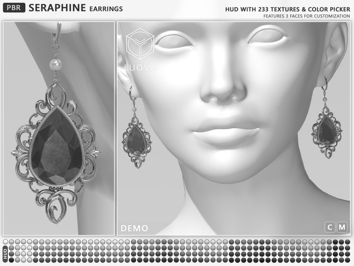 Luova // Seraphine // Earrings // DEMO