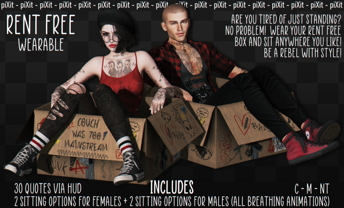 [piXit] Rent Free - Wearable