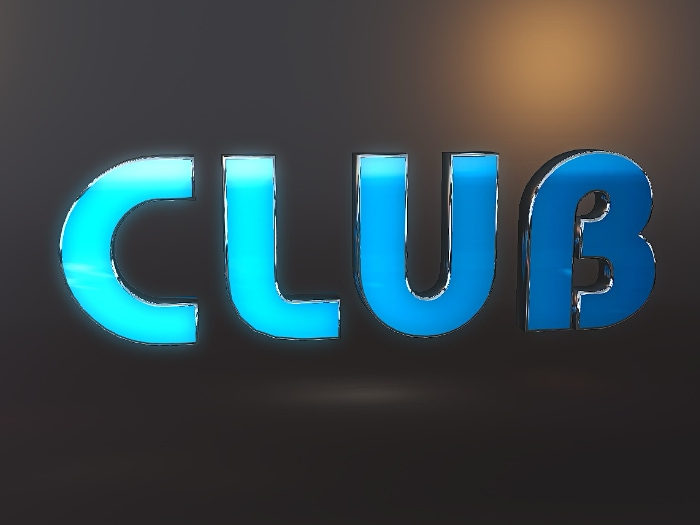 PBR Sign saying Club