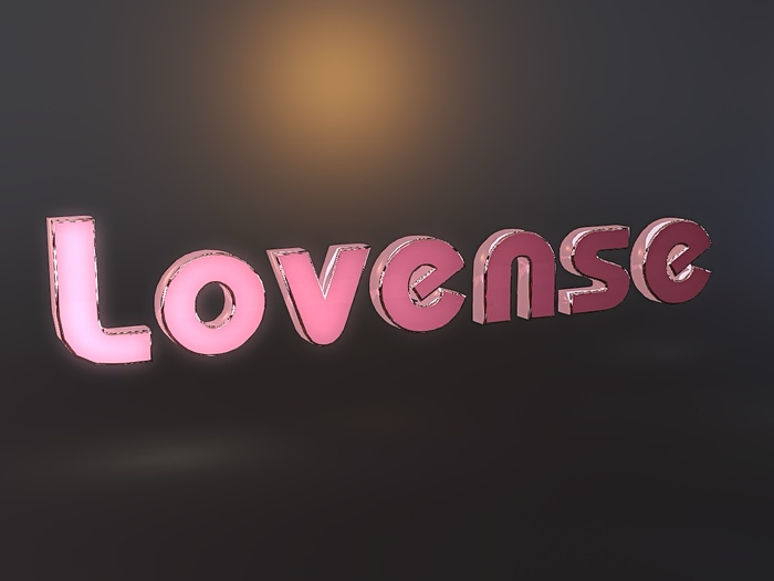 PBR Sign saying Lovense