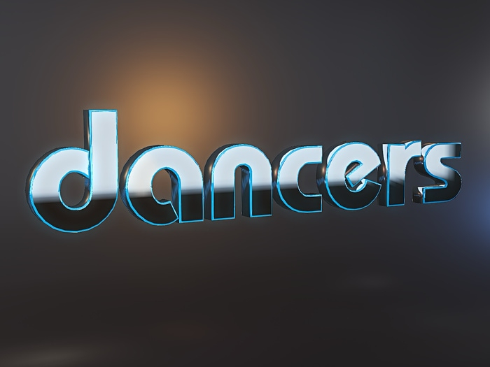 PBR Sign saying Dancers
