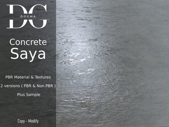 [Dogma] Saya Concrete PBR Fatpack