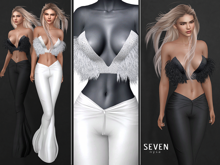 SEVEN - Nysa OUTFIT (white)