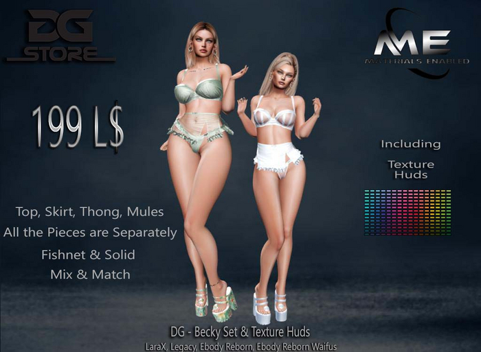 DG - Becky Set & Texture Hud - Unpacker