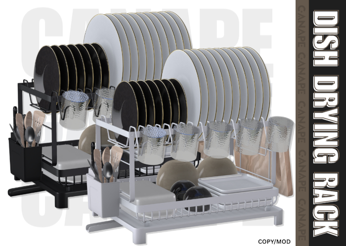 [Canape] Dish Drying Rack - FATPACK