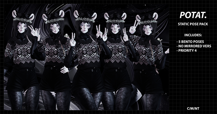 potat. static pose pack // peace